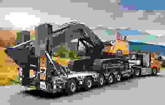Негабаритная перевозка с учетом высоты в зиме